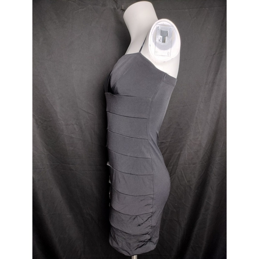 City Triangle Size M Black Dress bodycon stretch party dance formal shiny - Picture 6 of 15